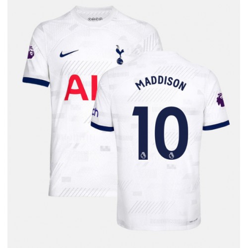 Fotballdrakt Herre Tottenham Hotspur James Maddison #10 Hjemmedrakt 2023-24 Kortermet